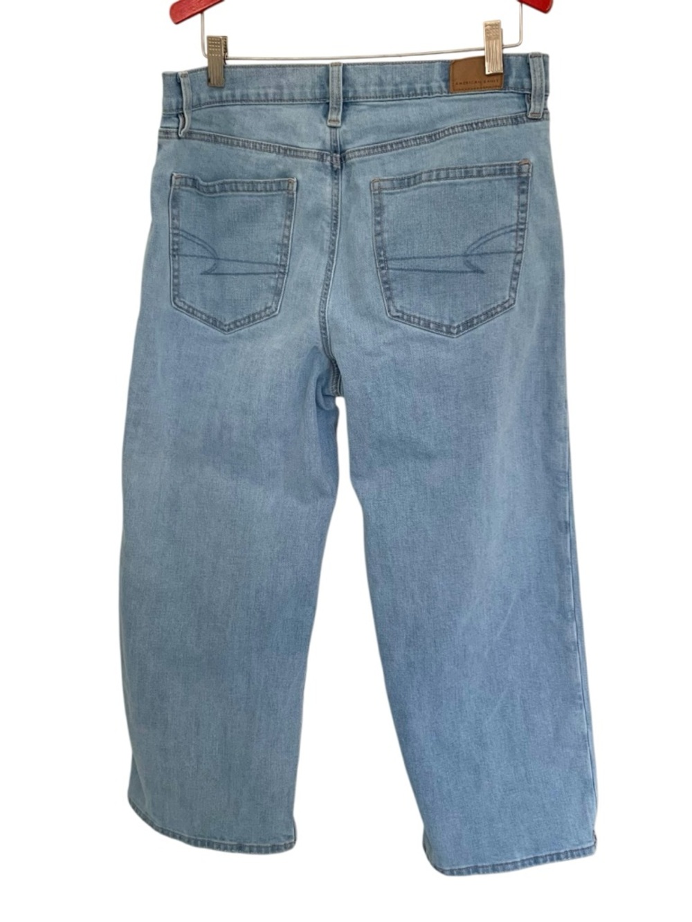 American Eagle Outfitters Stovepipe X-Short Crop Jean Size 8 - Picture 3 of 7
